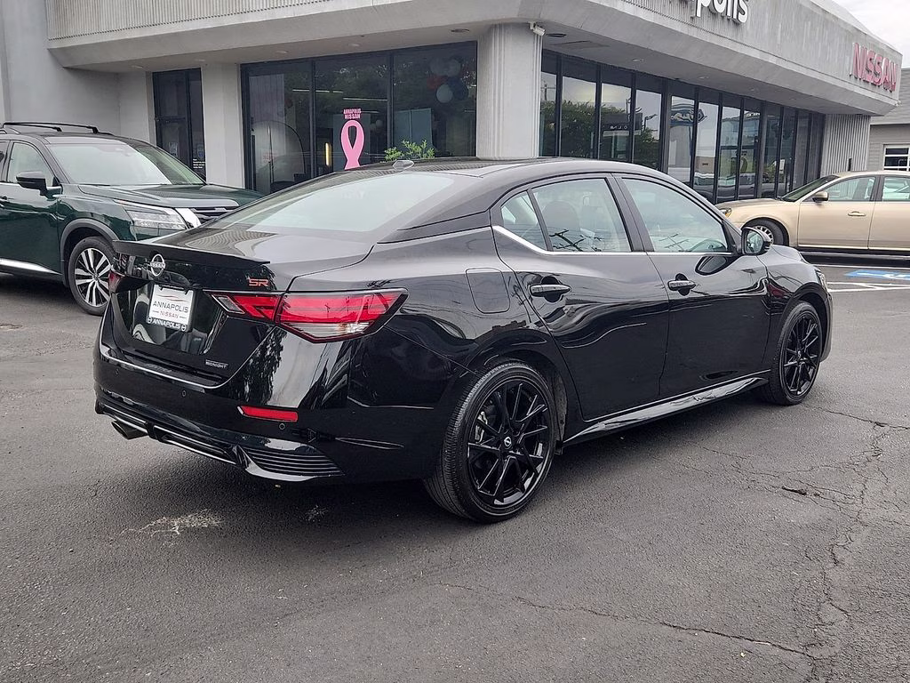 2025 Super Black Nissan Sentra SR FWD Sedan
