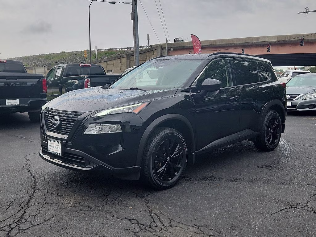 2023 Super Black Nissan Rogue SV AWD SUV