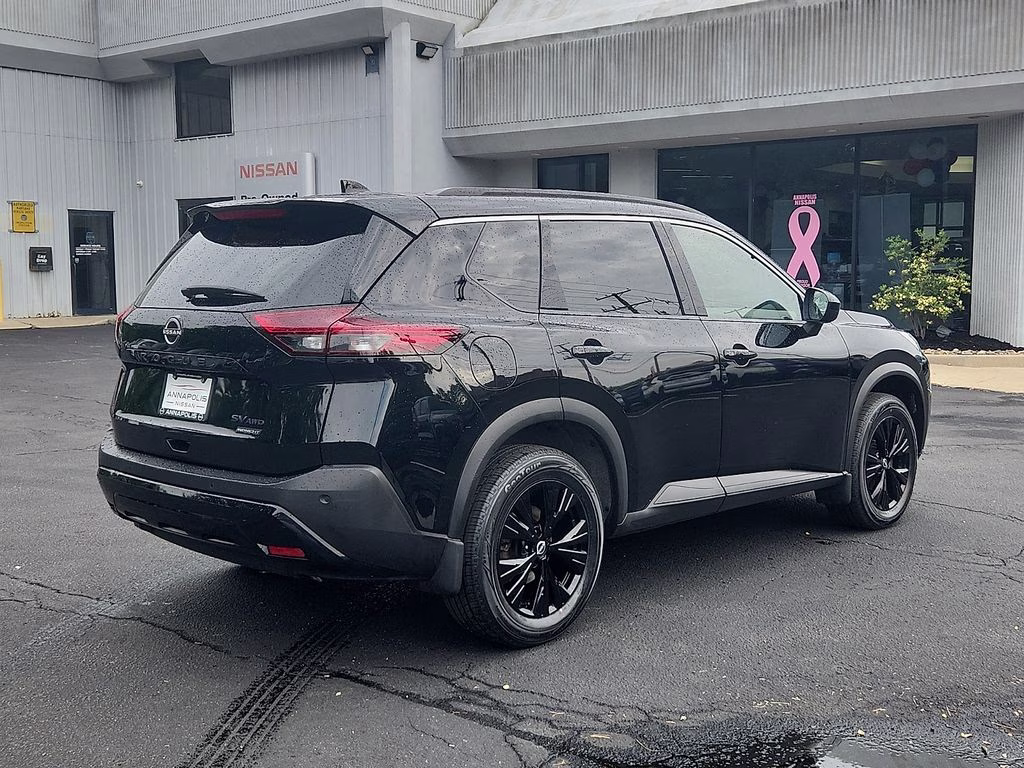 2023 Super Black Nissan Rogue SV AWD SUV