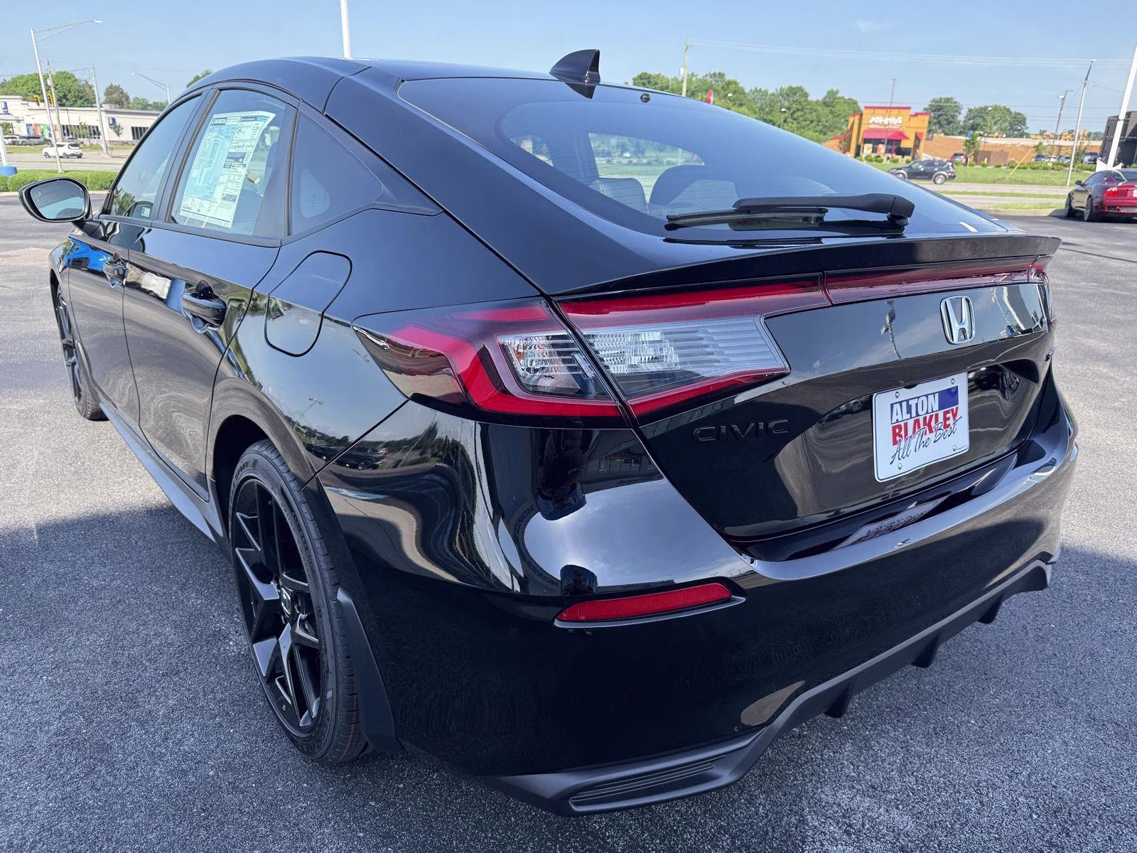 2026 Crystal Black Pearl Honda Civic Hatchback Sport FWD Hatchback