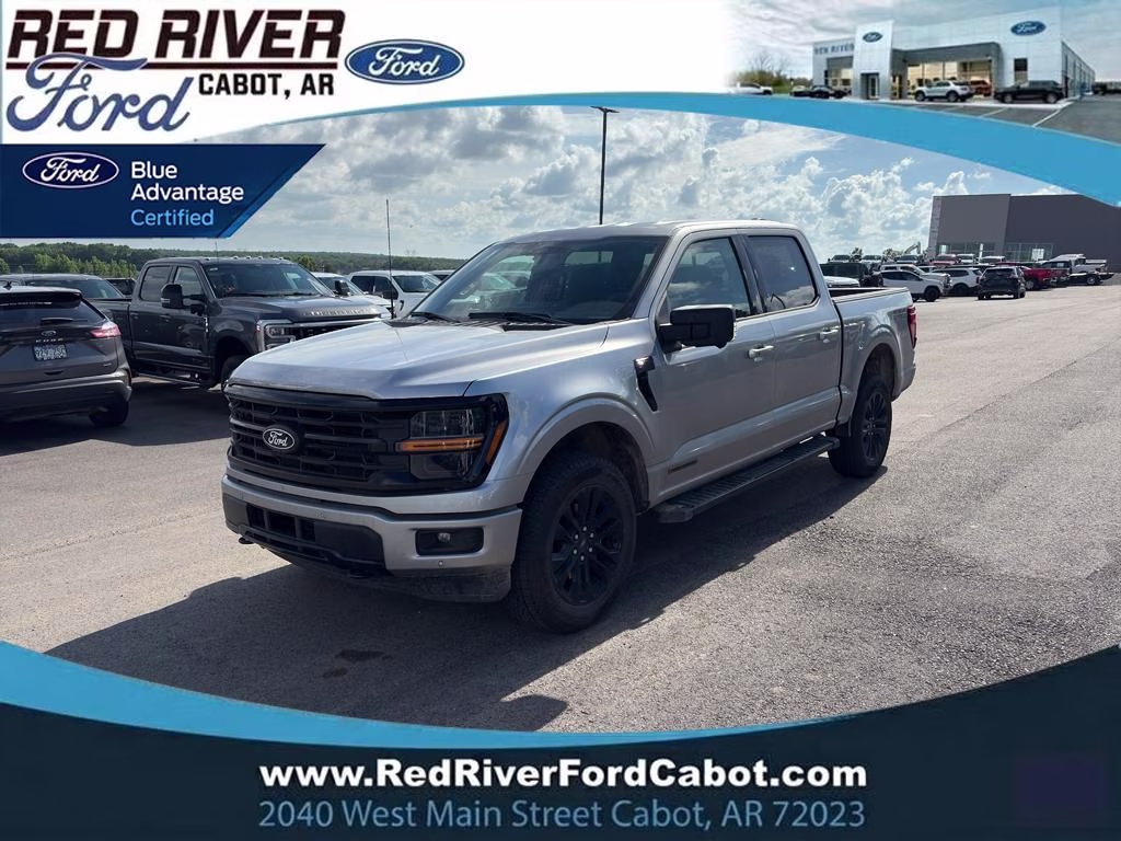 2025 Iconic Silver Metallic Ford F-150 XLT 4X4 Truck