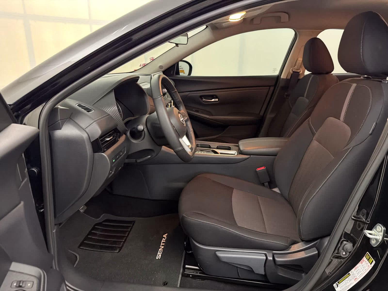 2025 Super Black Nissan Sentra SV FWD Sedan