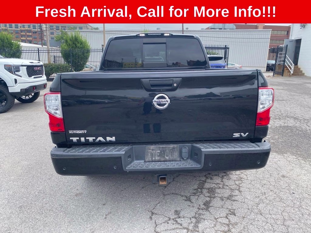 2021 Super Black Nissan Titan SV RWD Truck