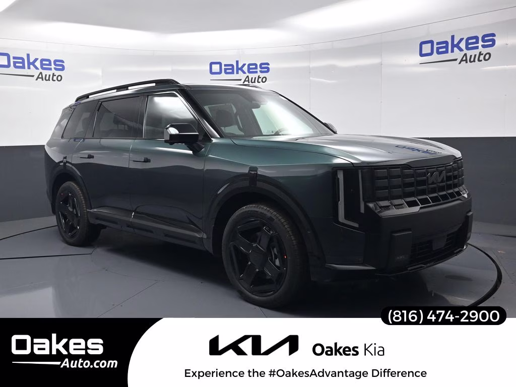 2027 Black Jade Green Kia Telluride Hybrid X-Line SX AWD SUV