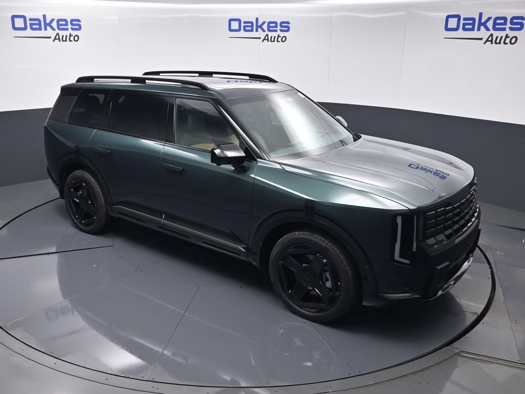 2027 Black Jade Green Kia Telluride Hybrid X-Line SX AWD SUV