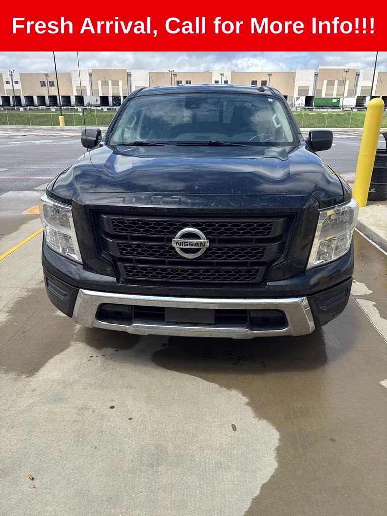 2021 Super Black Nissan Titan SV Truck