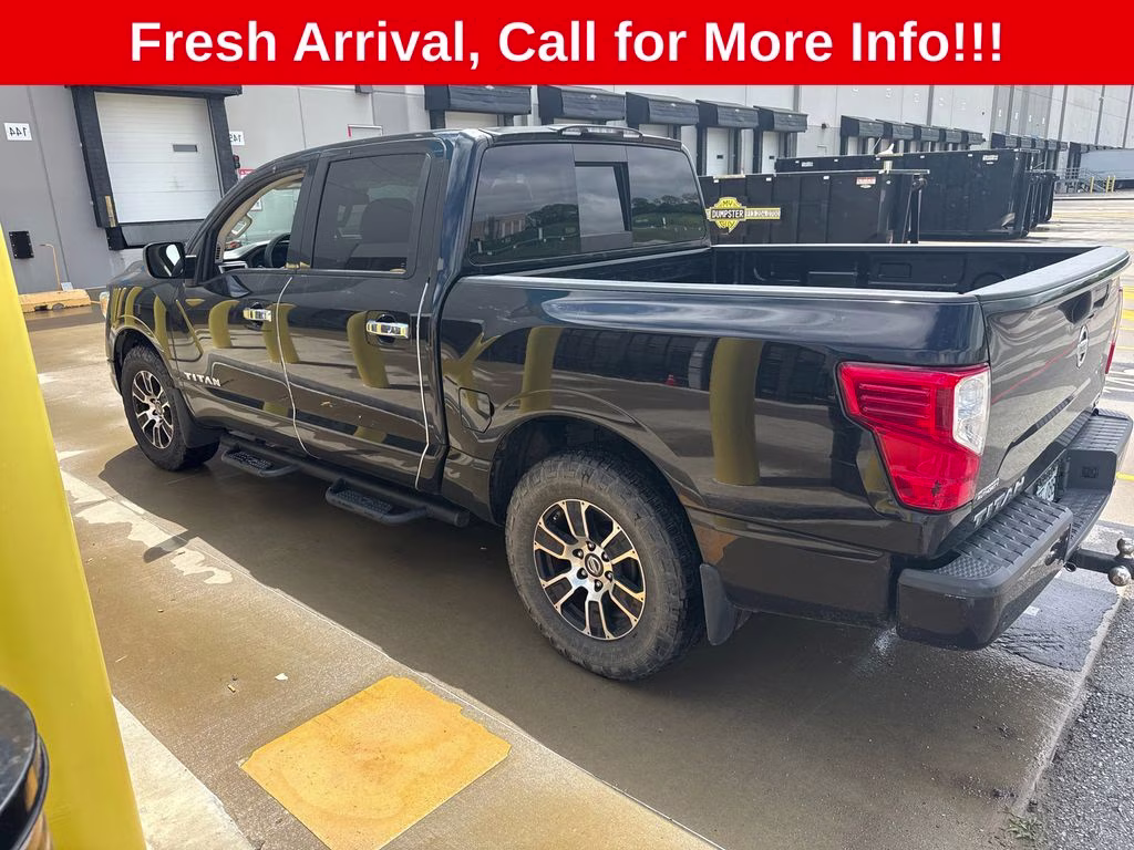 2021 Super Black Nissan Titan SV RWD Truck