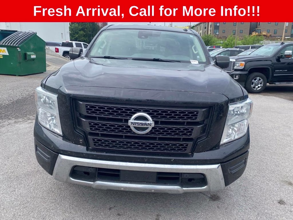 2021 Super Black Nissan Titan SV RWD Truck