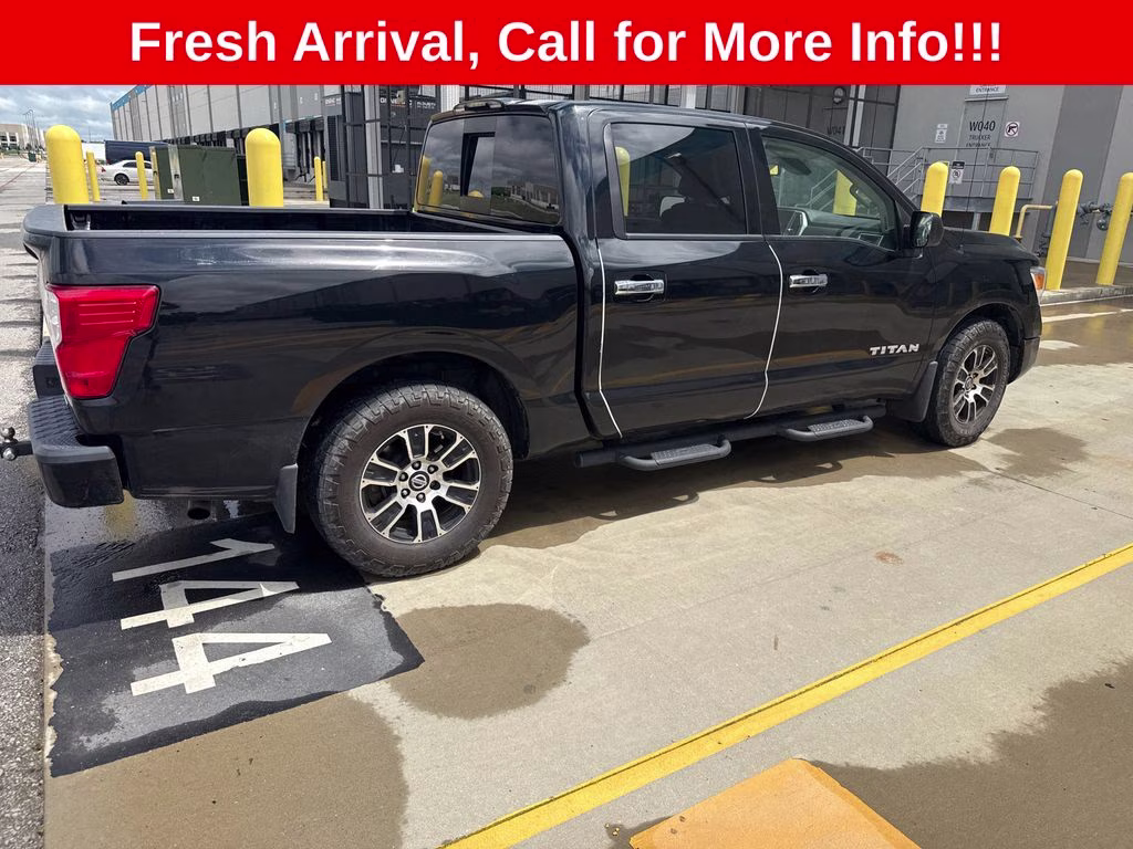 2021 Super Black Nissan Titan SV RWD Truck