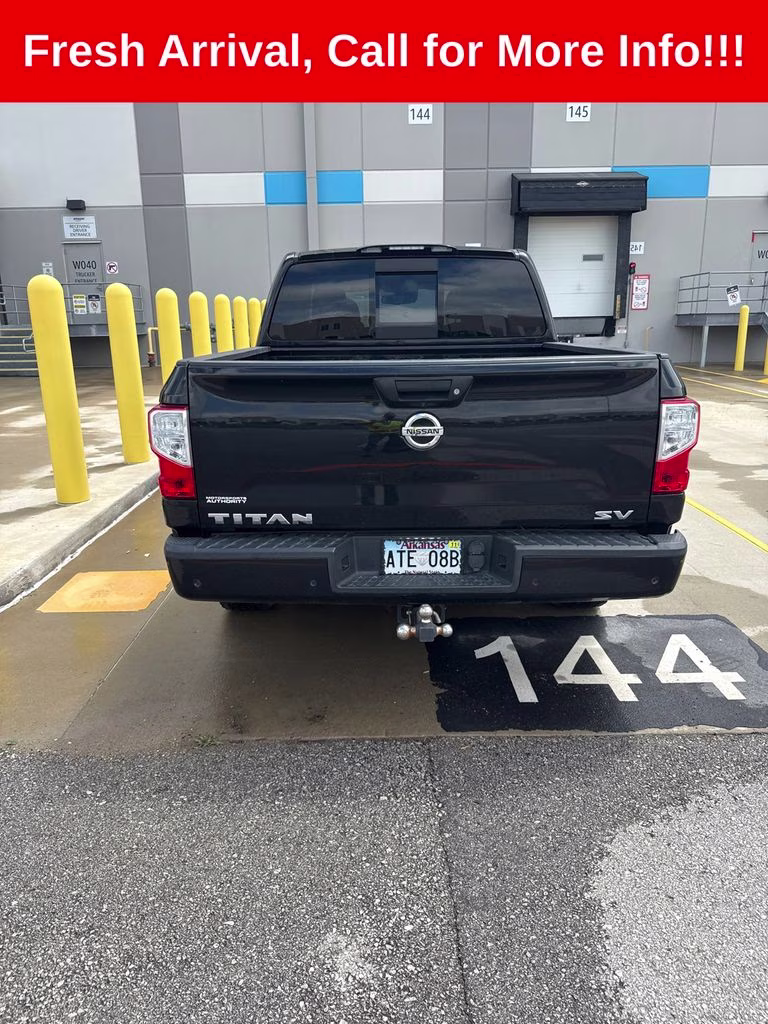 2021 Super Black Nissan Titan SV RWD Truck