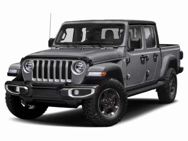 2020 Billet Silver Metallic Clearcoat Jeep Gladiator Overland 4X4 Truck