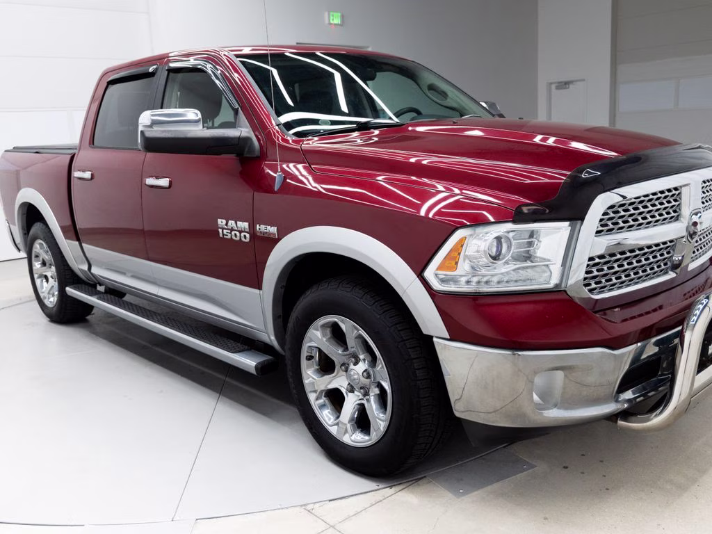 2013 Deep Cherry Red Crystal Pearlcoat Ram 1500 Laramie 4X4 Truck