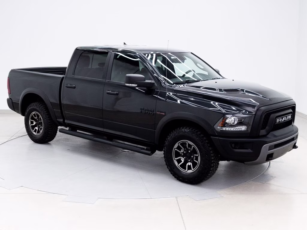 2018 Brilliant Black Crystal Pearlcoat Ram 1500 Rebel 4X4 Truck