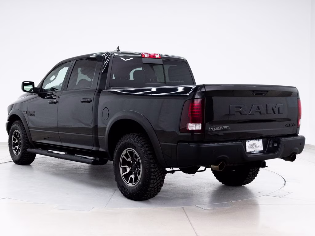 2018 Brilliant Black Crystal Pearlcoat Ram 1500 Rebel 4X4 Truck