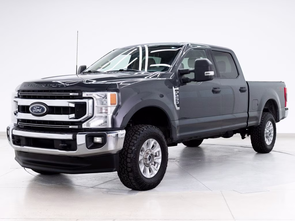 2021 Gray Ford Super Duty F-250 SRW XLT 4X4 Truck