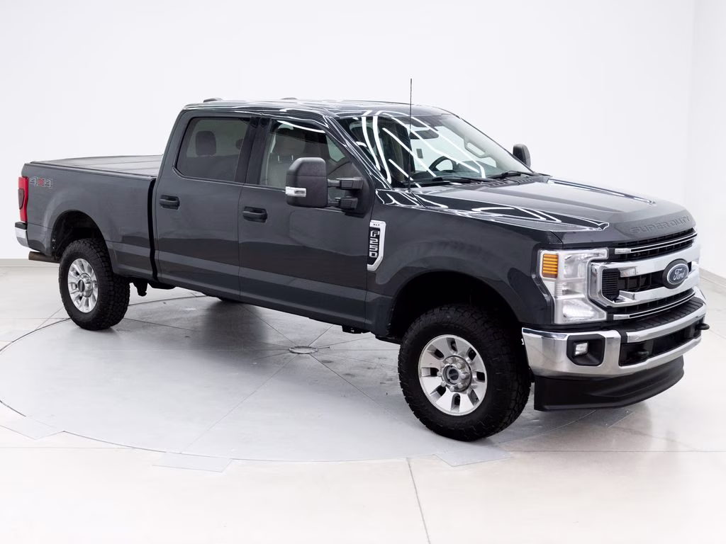 2021 Gray Ford Super Duty F-250 SRW XLT 4X4 Truck