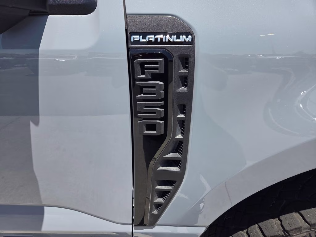 2025 Glacier Gray Metallic TriCoat Ford Super Duty F-350 SRW Platinum 4X4 Truck