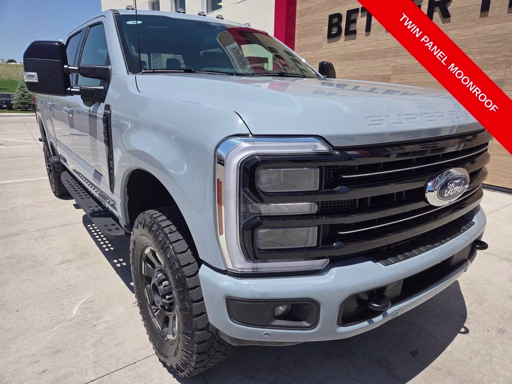 2025 Glacier Gray Metallic TriCoat Ford Super Duty F-350 SRW Platinum 4X4 Truck