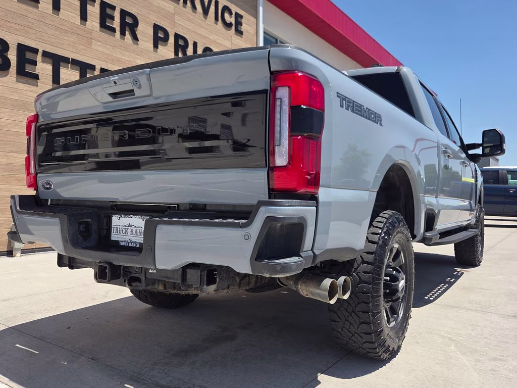 2025 Glacier Gray Metallic TriCoat Ford Super Duty F-350 SRW Platinum 4X4 Truck