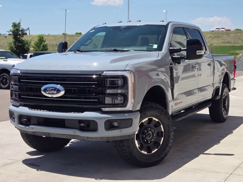2025 Glacier Gray Metallic TriCoat Ford Super Duty F-350 SRW Platinum 4X4 Truck