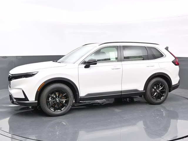 2025 Platinum White Pearl Honda CR-V Hybrid Sport-L AWD SUV