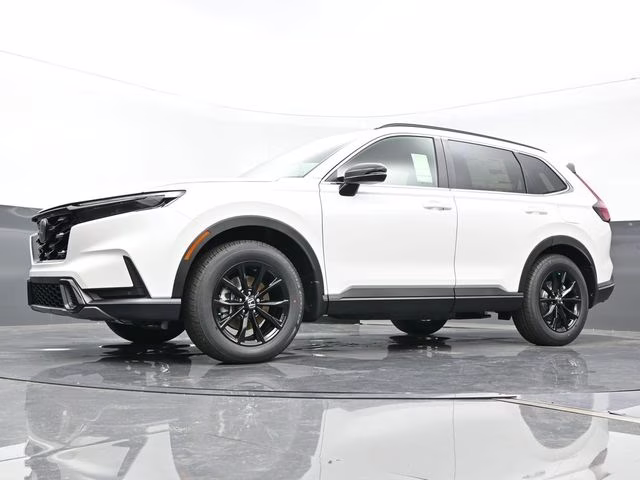 2025 Platinum White Pearl Honda CR-V Hybrid Sport-L AWD SUV
