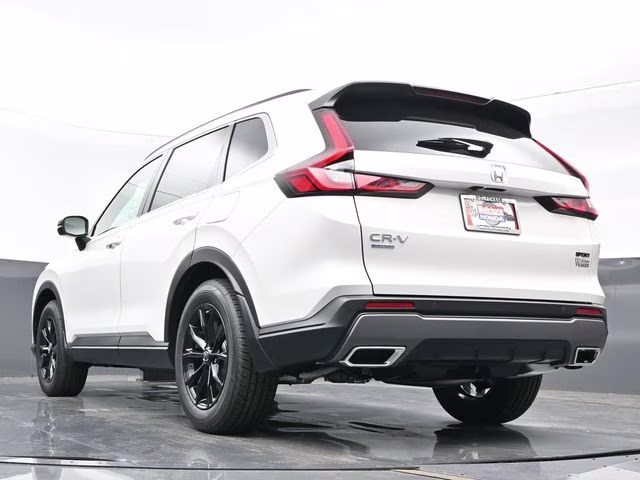 2025 Platinum White Pearl Honda CR-V Hybrid Sport-L AWD SUV