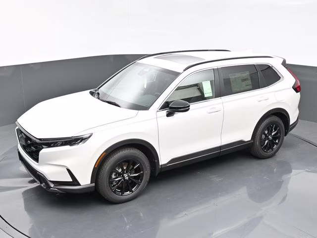 2025 Platinum White Pearl Honda CR-V Hybrid Sport-L AWD SUV