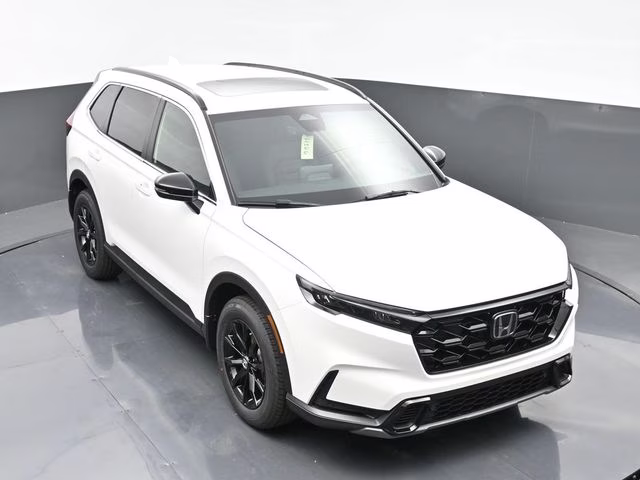 2025 Platinum White Pearl Honda CR-V Hybrid Sport-L AWD SUV