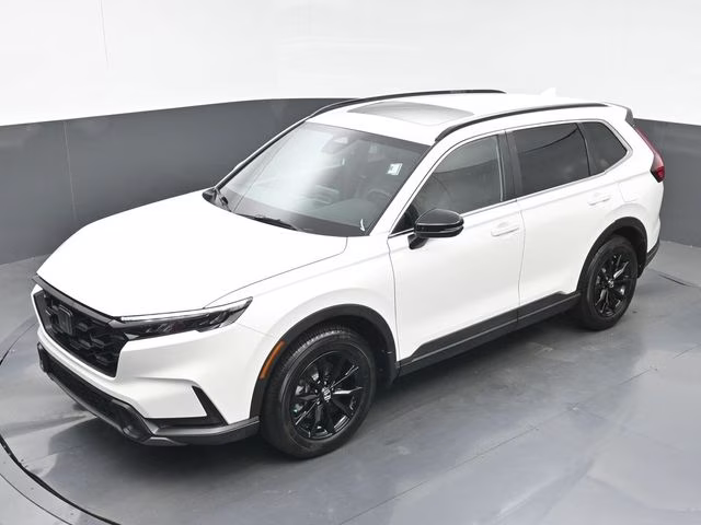 2025 Platinum White Pearl Honda CR-V Hybrid Sport-L AWD SUV