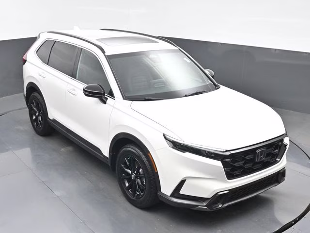 2025 Platinum White Pearl Honda CR-V Hybrid Sport-L AWD SUV