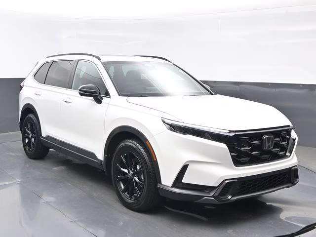 2025 Platinum White Pearl Honda CR-V Hybrid Sport-L AWD SUV