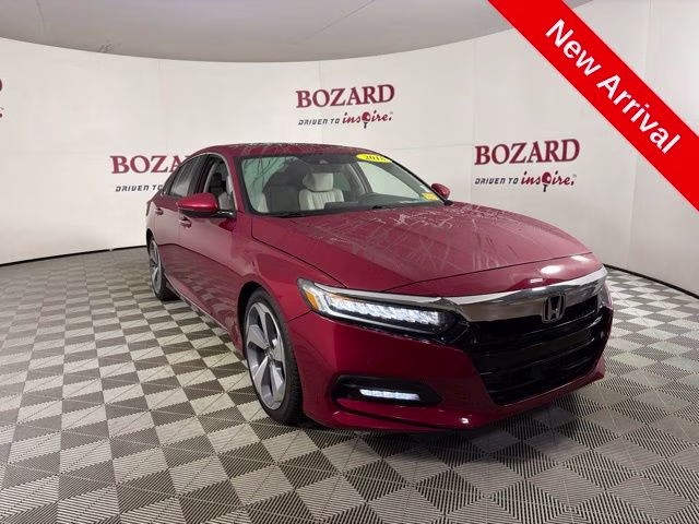 2018 Red Honda Accord Touring 2.0T FWD Sedan