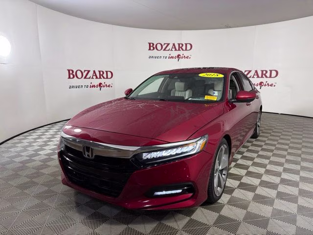 2018 Red Honda Accord Touring 2.0T FWD Sedan