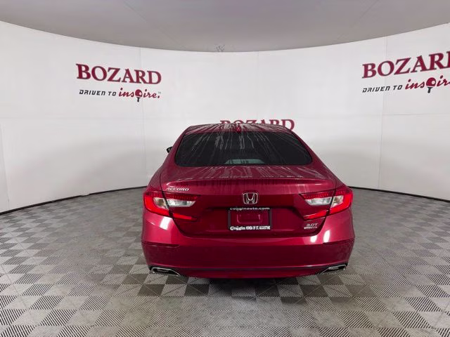 2018 Red Honda Accord Touring 2.0T FWD Sedan