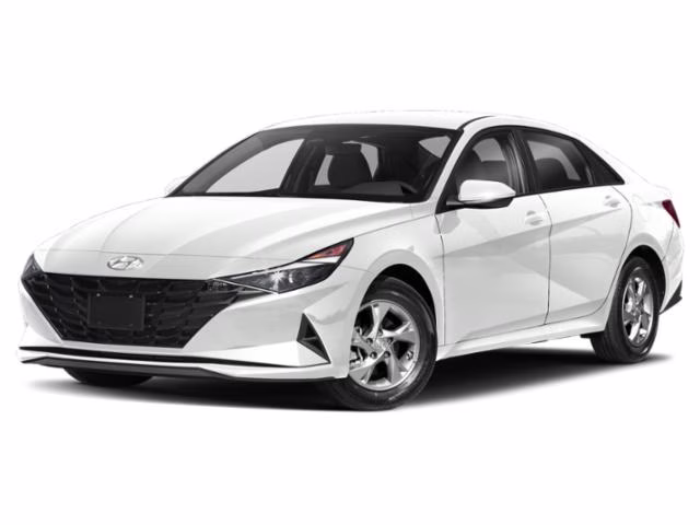 2023 White Pearl Hyundai Elantra SE FWD Sedan