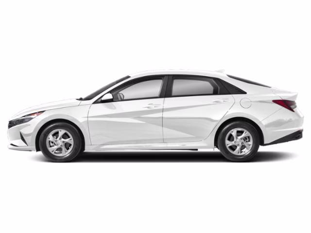 2023 White Pearl Hyundai Elantra SE FWD Sedan