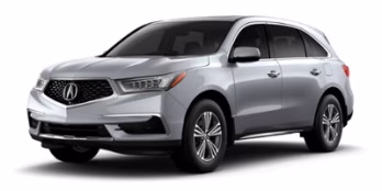 2020 White Acura MDX 3.5L FWD SUV