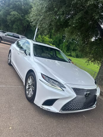 2018 White Pearl Lexus LS 500 Base RWD Sedan