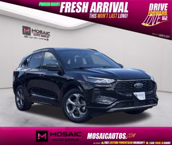2024 Black Metallic Ford Escape ST-Line AWD SUV