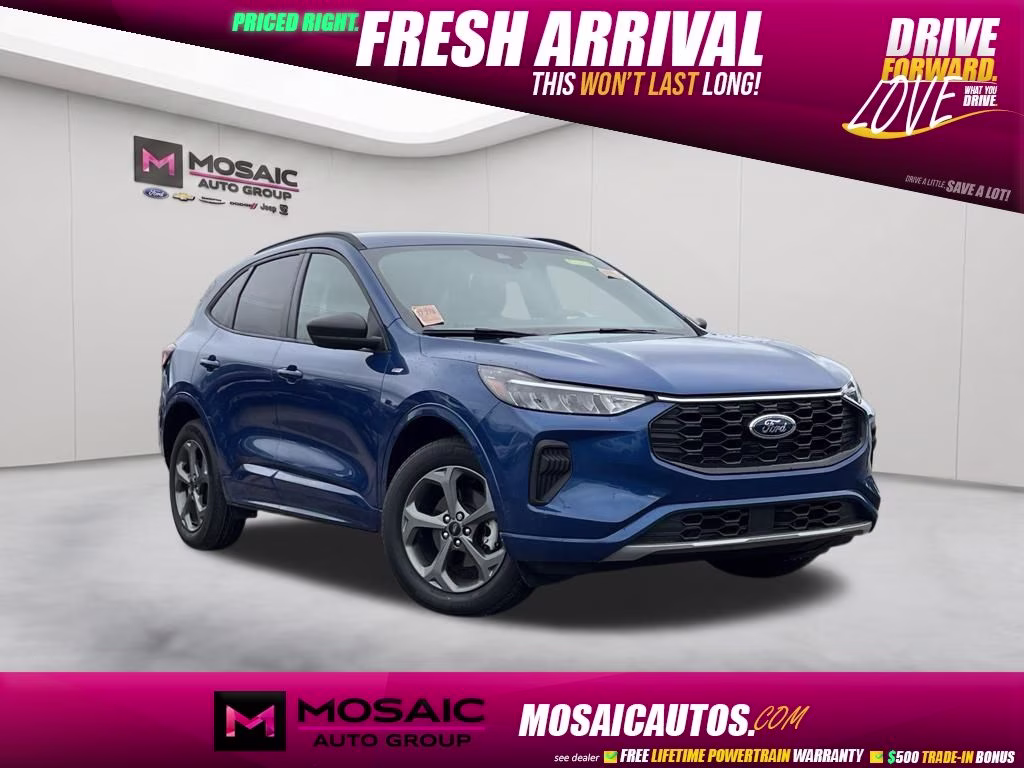 2023 Blue Metallic Ford Escape ST-Line AWD SUV