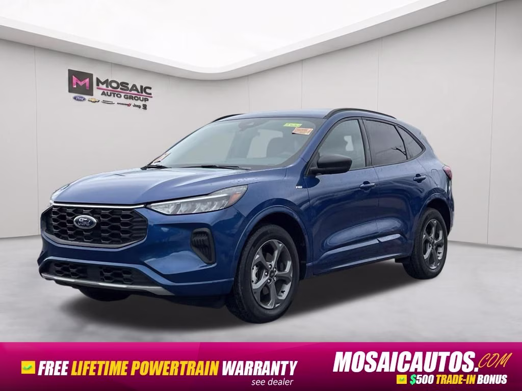 2023 Blue Metallic Ford Escape ST-Line AWD SUV