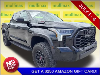 2024 Midnight Black Metallic Toyota Tundra Hybrid TRD Pro 4X4 Truck