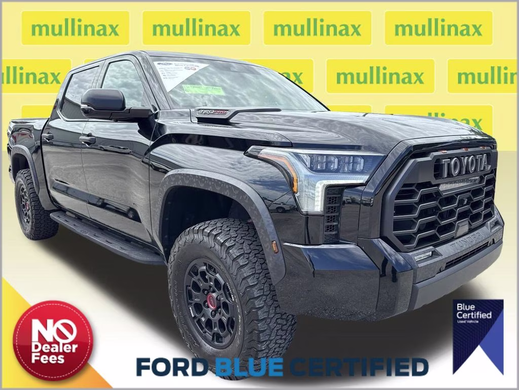 2024 Midnight Black Metallic Toyota Tundra Hybrid TRD Pro 4X4 Truck