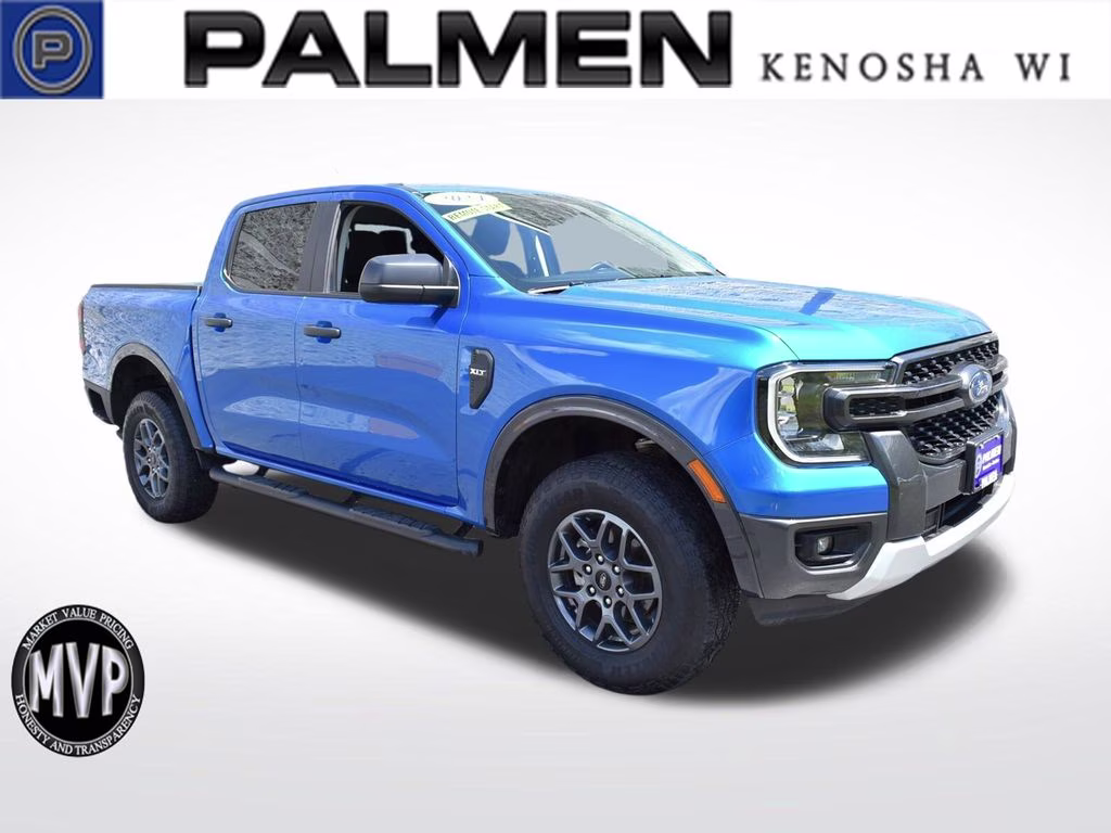 2024 Blue Metallic Ford Ranger XLT 4X4 Truck
