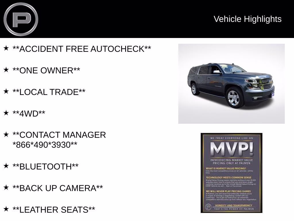 2019 Gray Chevrolet Suburban Premier 4X4 SUV
