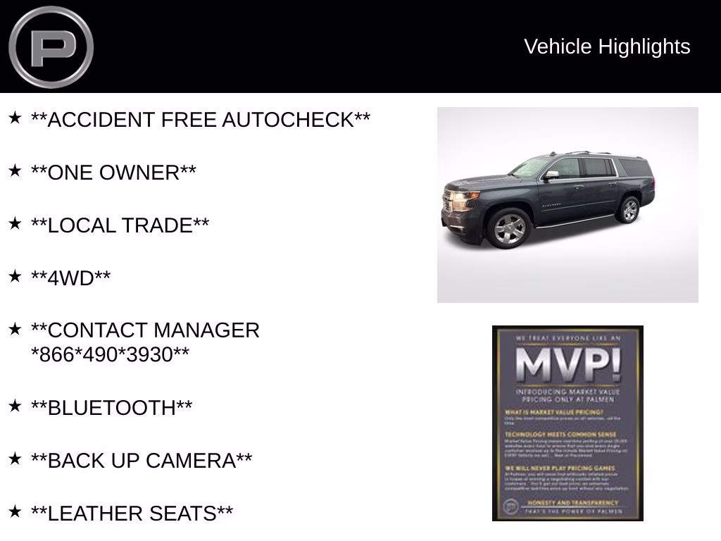 2019 Gray Chevrolet Suburban Premier 4X4 SUV