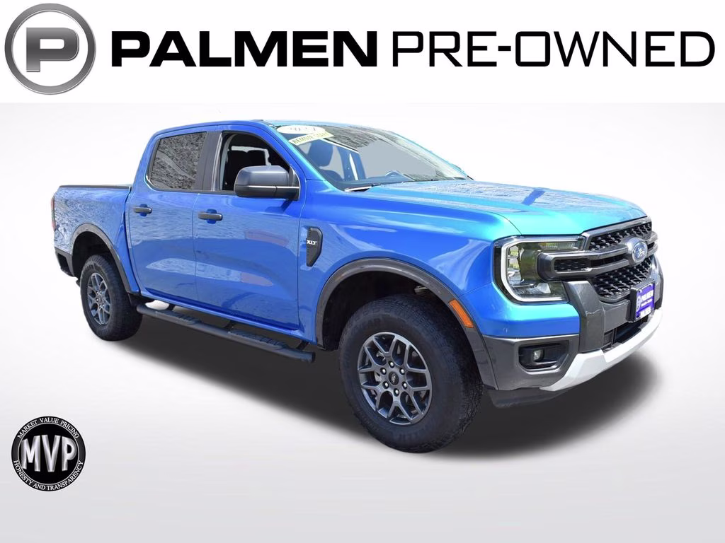 2024 Blue Metallic Ford Ranger XLT 4X4 Truck