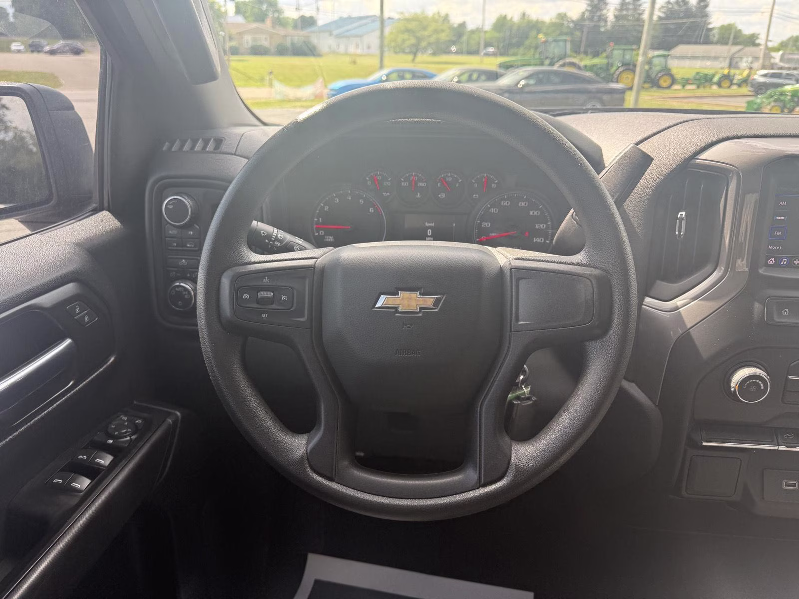 2019 Blue Chevrolet SILVERADO K1500 Custom 4X4 Truck