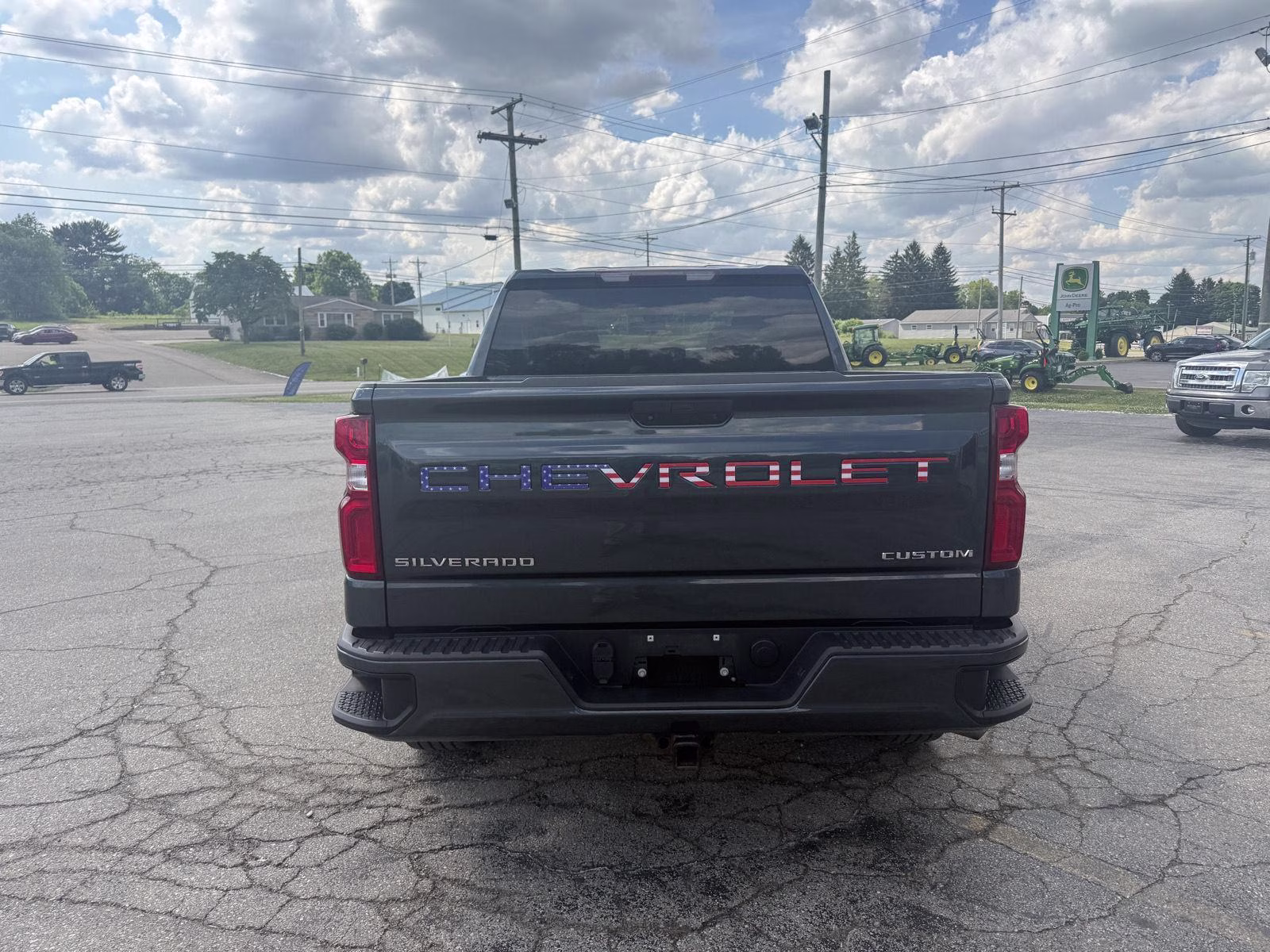 2019 Blue Chevrolet SILVERADO K1500 Custom 4X4 Truck